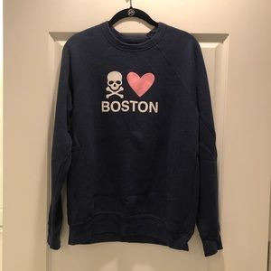 SoulCycle Boston sweatshirt in navy blue